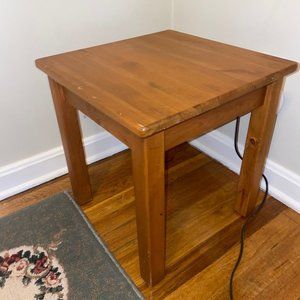 Wooden Coffee Side Table Beige